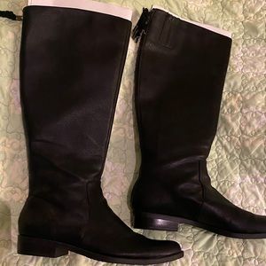 Black tall boots